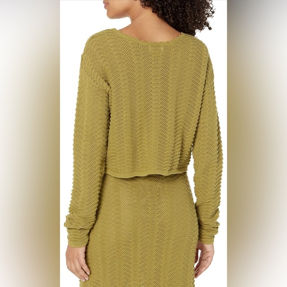 The Drop Women's Makayla Crochet Drop-Shoulder Cropped Pullover Top - Picture 3 of 8